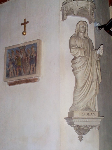 Statue (petite nature) : saint Jean