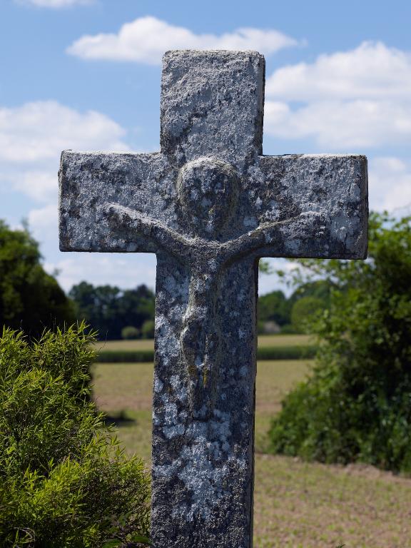 Croix de chemin, dite croix de la Bourdonnaye, la Guilhaie (Saint-Martin-sur-Oust)
