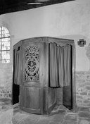 Confessionnal, église paroissiale Saint-Beheau (Priziac)