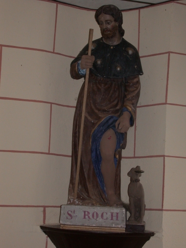 Statue sur culot : Saint Roch