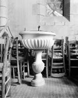 Fonts baptismaux, église paroissiale Notre-Dame-des-Fleurs (Gestel)
