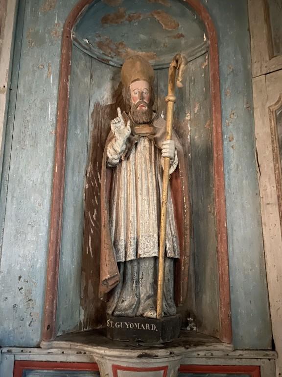 Statue : Saint Guyomard, chapelle Saint-Maurice (Saint-Guyomard)