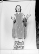 Statue (petite nature) : saint Mathurin, chapelle Saint-Mathurin (Guiscriff)