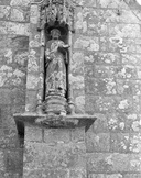 Statue (petite nature) : saint homme, église paroissiale Saint-Collodan (Plogoff)