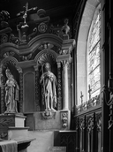 Statue (petite nature) : saint Jean-Baptiste, église paroissiale Notre-Dame-de-Lorette (Roudouallec)