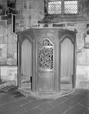 Confessionnal (1), église paroissiale Saint-Ronan (Locronan)