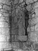 Statue (petite nature, d'applique), dit saint Derrien, église paroissiale Saint-Nicodème (Saint-Nicodème)