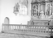 Clôture de choeur (table de communion), chapelle Notre-Dame de Pitié et sa fontaine (Langonnet)