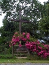 Croix de chemin, le Haut Luguen (Maure-de-Bretagne fusionnée en Val d'Anast en 2017)