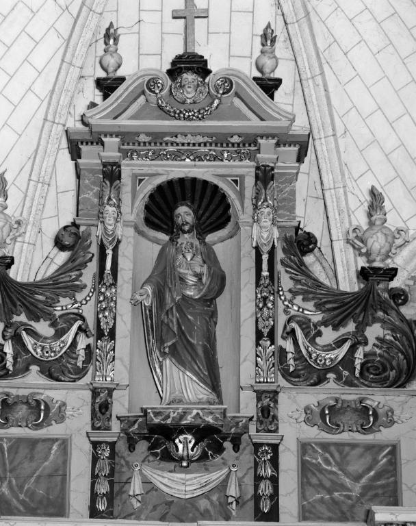Statue (petite nature) : Sacré Coeur, église paroissiale Saint-Pierre (Baden)