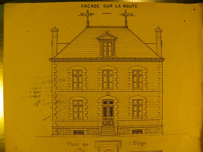Ancienne école des filles, rue du stade (Saint-Georges-de-Chesné fusionnée en Rives-du-Couesnon en 2019)