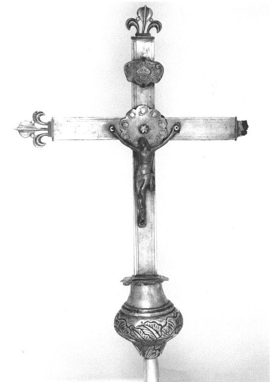 Croix de procession, église Saint-Nicodème (Quily fusionnée en Val d'Oust en 2016)