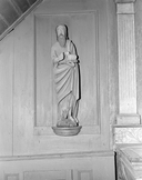 Statue (petite nature, d'applique) : saint Jean-Baptiste, chapelle Saint-André (Plogoff)