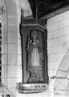Niche (dais) (2), église paroissiale Saint-Méen (Ploéven)