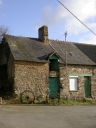 Alignement de maisons, la Prévotais (Gahard)