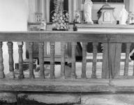 Clôture de choeur (table de communion), chapelle Saint-Joseph (Theix fusionnée en Theix-Noyalo en 2016)