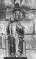 Statue (d'applique, petite nature) : Pitié du Père, église paroissiale Saint-Nicodème (Saint-Nicodème)