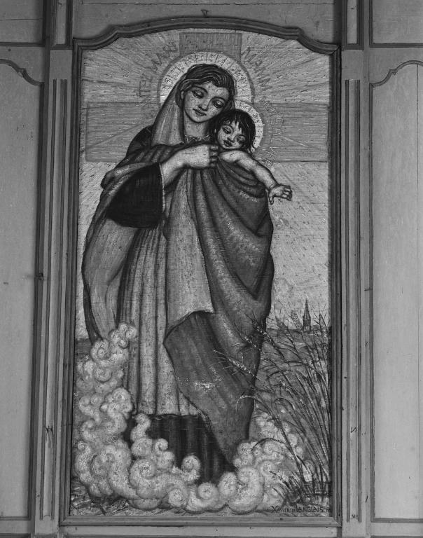 Tableau : Vierge à l'enfant, église paroissiale Saint-Symphorien (Surzur)