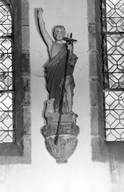 Statue (d'applique, petite nature) : saint Jean-Baptiste, chapelle Saint-Jean (Plévin)