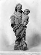 Statue (statuette) : Vierge à l'Enfant, chapelle Sainte-Marie-du-Menez-Hom (Plomodiern)