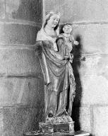 Statue (d'applique, demi-nature) : Vierge à l'Enfant (1), église paroissiale Notre-Dame-de-Croas-Batz (Roscoff)