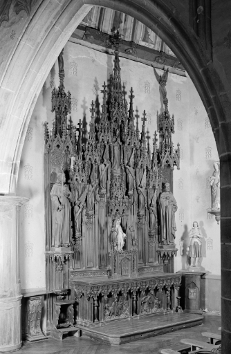 Ensemble du retable latéral sud