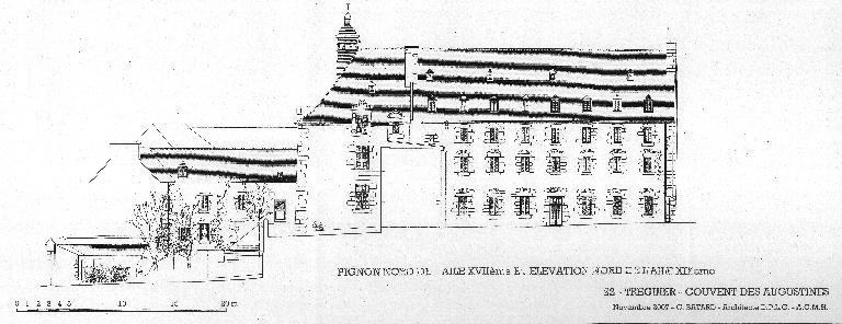 Couvent des Augustines - ancien Hôtel-Dieu, rue de La Chalotais (Tréguier)