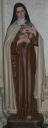 Statue : sainte Thérèse de l'Enfant-Jésus