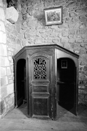 Confessionnal, église paroissiale Saint-Jean (Saint-Maden)