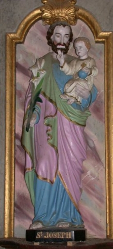Statue : Saint Joseph et l'Enfant