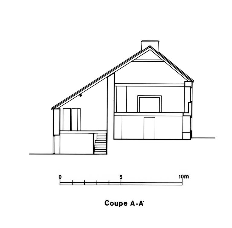 Maison dite Ty Glas, le bourg (Mahalon)