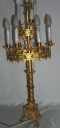 Paire 1 de chandeliers d'église