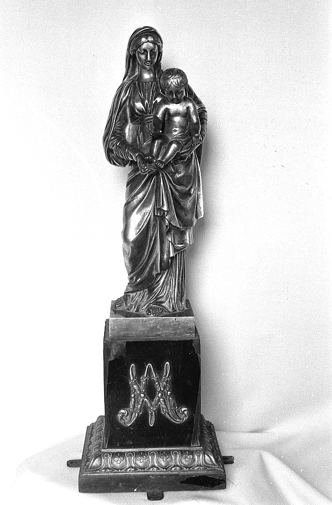 Statue (statuette) : Vierge à l'Enfant (2), église paroissiale Saint-Jérôme (Cast)