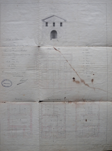Maison : ancien bâtiment des Ponts-et-Chaussées, la Corderie (île de Bréhat)