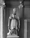 Statue (grandeur nature) : saint Eloi, dit saint Alar, église paroissiale Saint-Onneau (Esquibien fusionnée en Audierne en 2016)