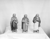 Statues (6, statuette) : Apôtres, chapelle Saint Isidore, le Bas Trézon (Monteneuf)