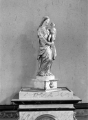 Statue (demi-nature) : Vierge à l'Enfant (1), église paroissiale Saint-Samuel (Le Saint)