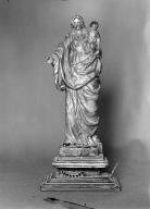 Statue de procession (statuette) : Vierge à l'Enfant (2), chapelle Notre-Dame-de-Kergoat (Quéménéven)
