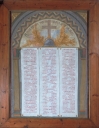 Tableau commémoratif des morts de la guerre 1914-1918