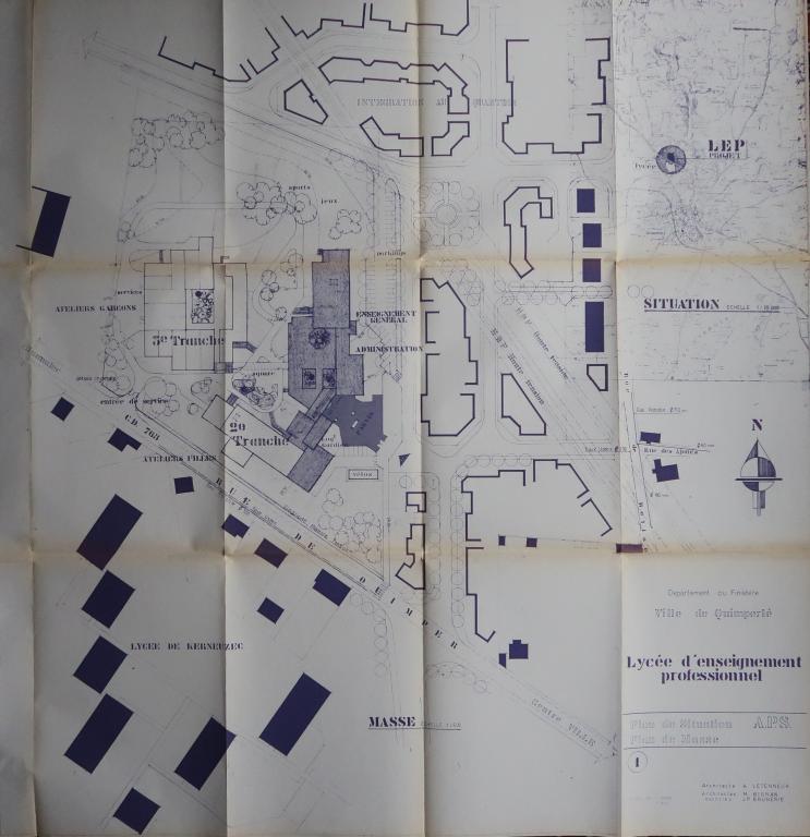 Lycée Professionnel Roz Glas, 1 place Jean Zay (Quimperlé)