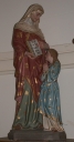 Statue sur culot : Education de la Vierge