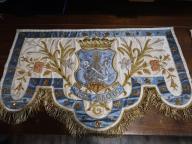 Ensemble de quatre éléments de draperie de brancard de procession, basilique Notre-Dame-d'Espérance (Saint-Brieuc)