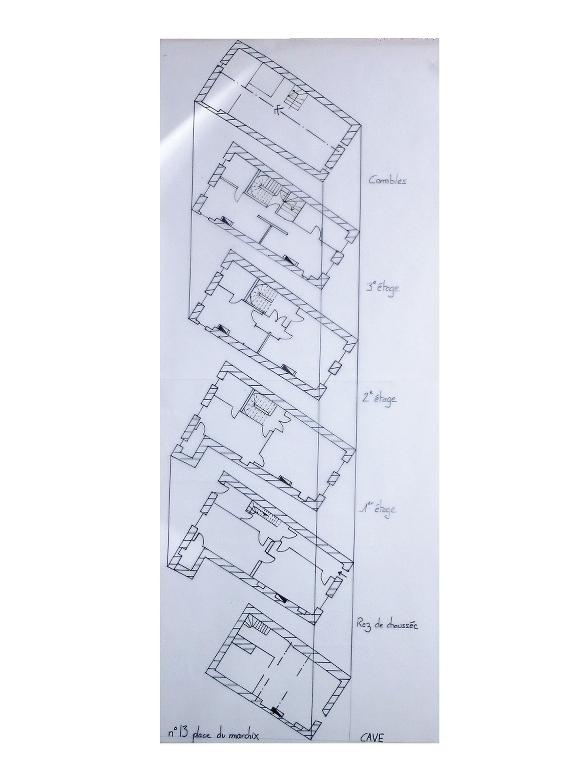 Maison, 13 place du Marchix (Vitré)