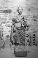 Statue (d'applique, petite nature) : saint Joseph (2), église paroissiale Saint-Annouarn (Peumérit)