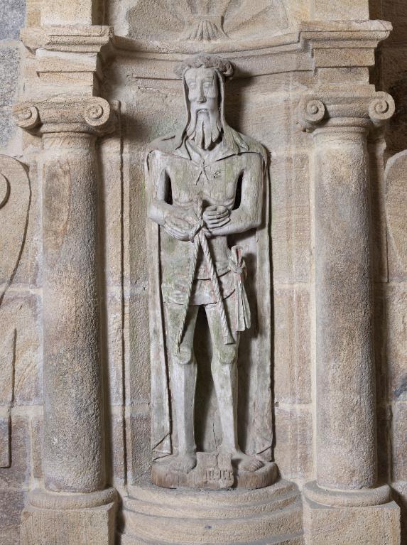 Statue : Ecce homo, Eglise Saint-Pierre (Ploudiry)