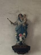 Statue : Vierge à l'Enfant, église Saint-Samson (Helléan)