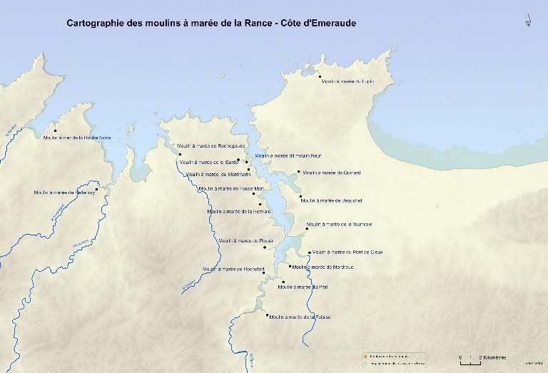 Les moulins à marée du Projet de Parc naturel régional Rance-Côte d'Emeraude