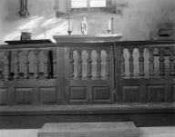 Clôture de choeur (table de communion), chapelle Saint-Guénaël (Cléguer)