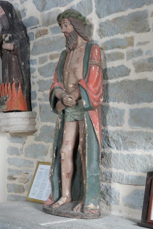 Statue : Ecce homo, chapelle Saint-Anne (Cléguérec)