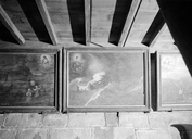Ex-voto, tableau (2), ex-voto à sainte-Barbe, chapelle Sainte-Barbe (Le Faouët)